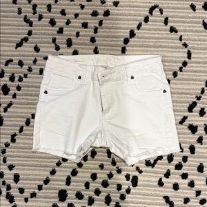 Kut from the Kloth White Jean Shorts